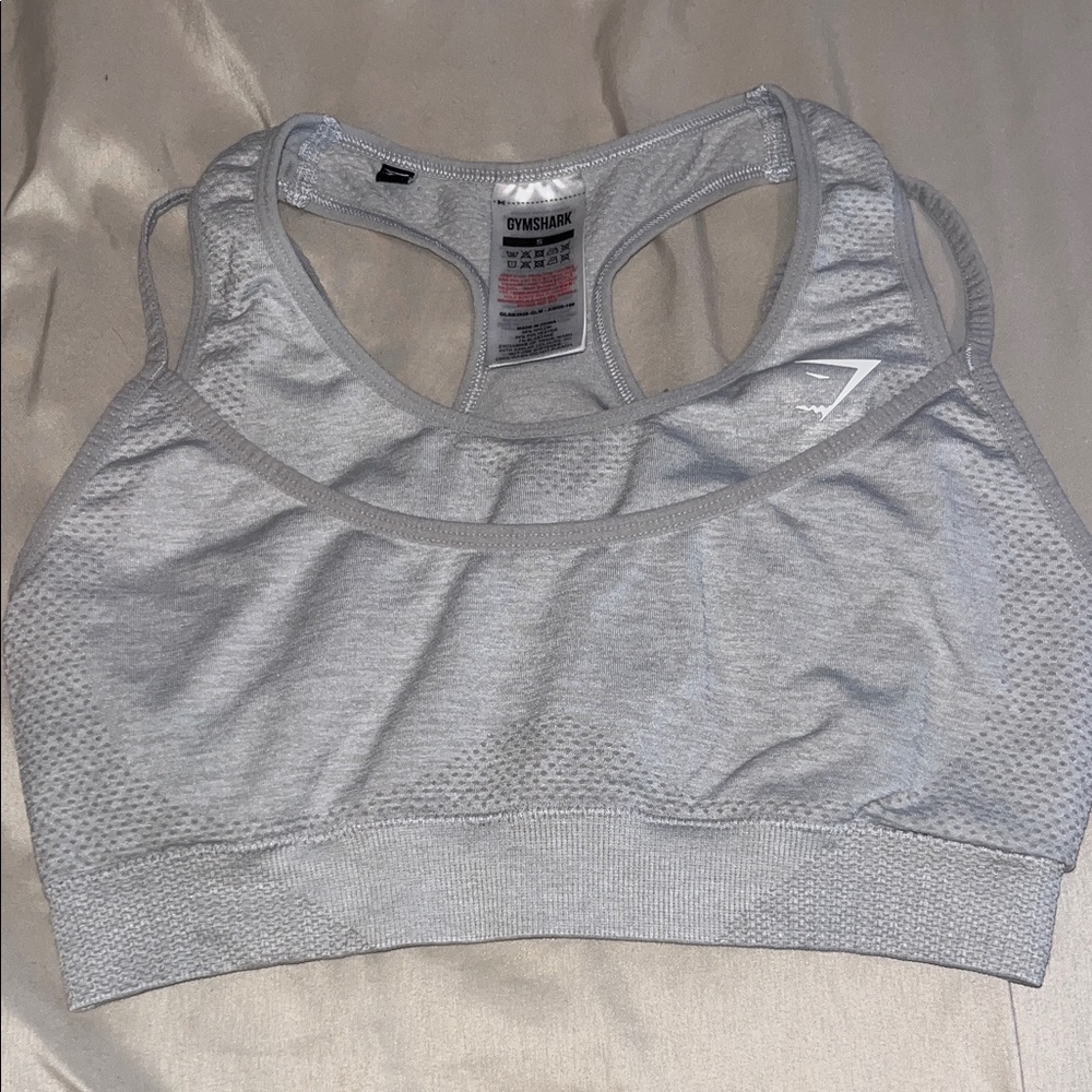 Gymshark Light Gray Sports Bra
